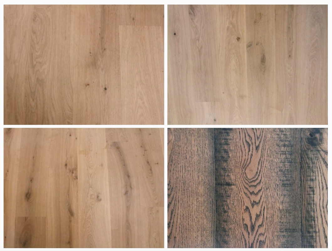 What is the difference between rustic and feature grade timber flooring?