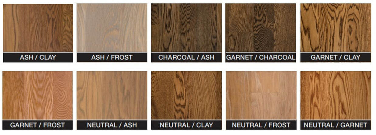 Bona Fast Dry Stain Color Chart